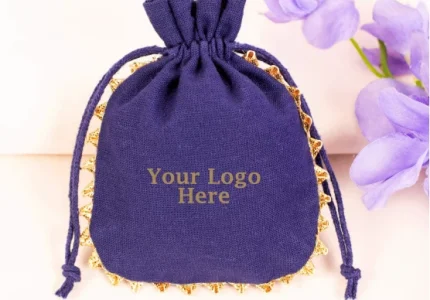 Designer cotton pouches