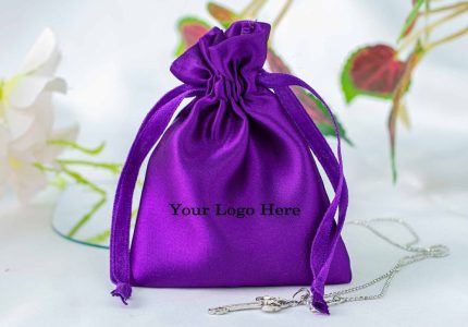 Satin drawstring pouches