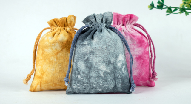 Tie Dye Cotton Pouches